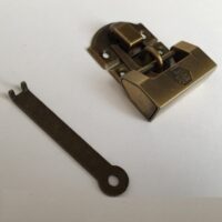 Замок А-1000 колодки золото з ключем