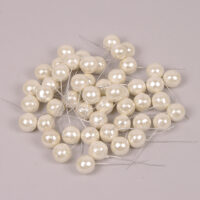 Жемчужинка на палочке 8мм крем 8887