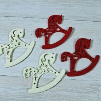 Декор прикраса з фетру Коник 7см 190027-1