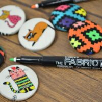 Маркер для тканини Fine point Marvy 2мм зелений одност для св.тканин