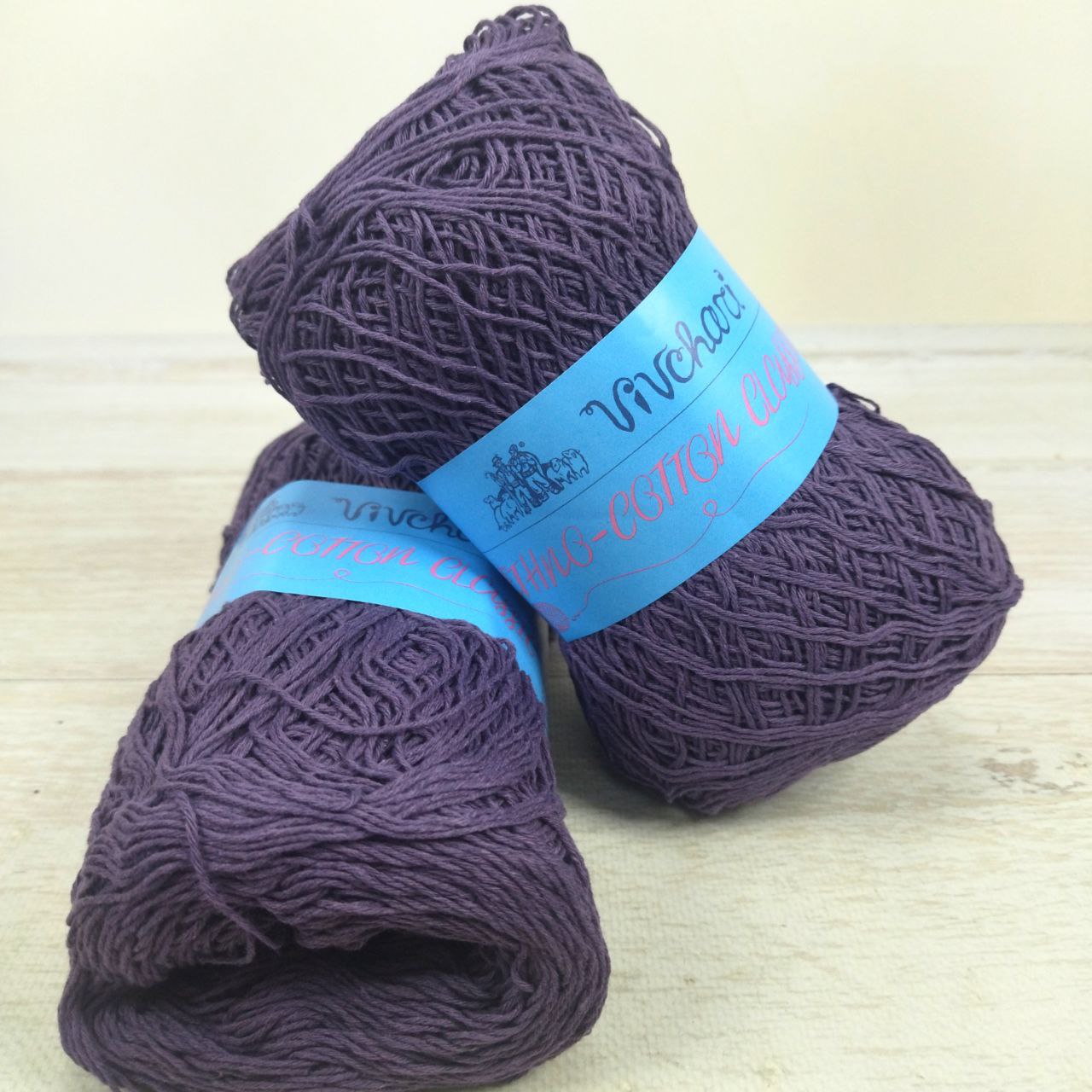 Вівчарі Етно-Котон (Vivchari Ethno-Cotton) 100г/600м 031 фіолет