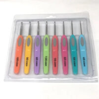 Набір гачків з пластиковою анатомічною ручкою 2,5-6мм 8шт К4С3-3020