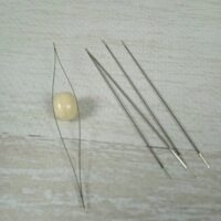 Голка для бісероплетіння подвійна 55-60мм 5шт №55