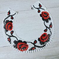 Силянка 37см чорно-красный ш.4,0см