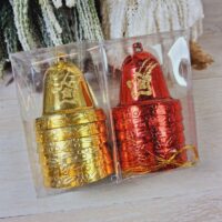 Набір ялинкових прикрас Дзвіночок 6см 4шт 105-155