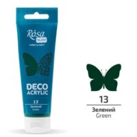 Фарба акрилова Rosa Talent 75мл 322213 Зелений матовий
