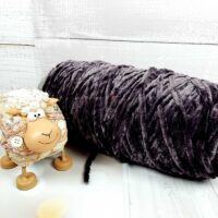 Велюр Турция бобина 120м баклажан