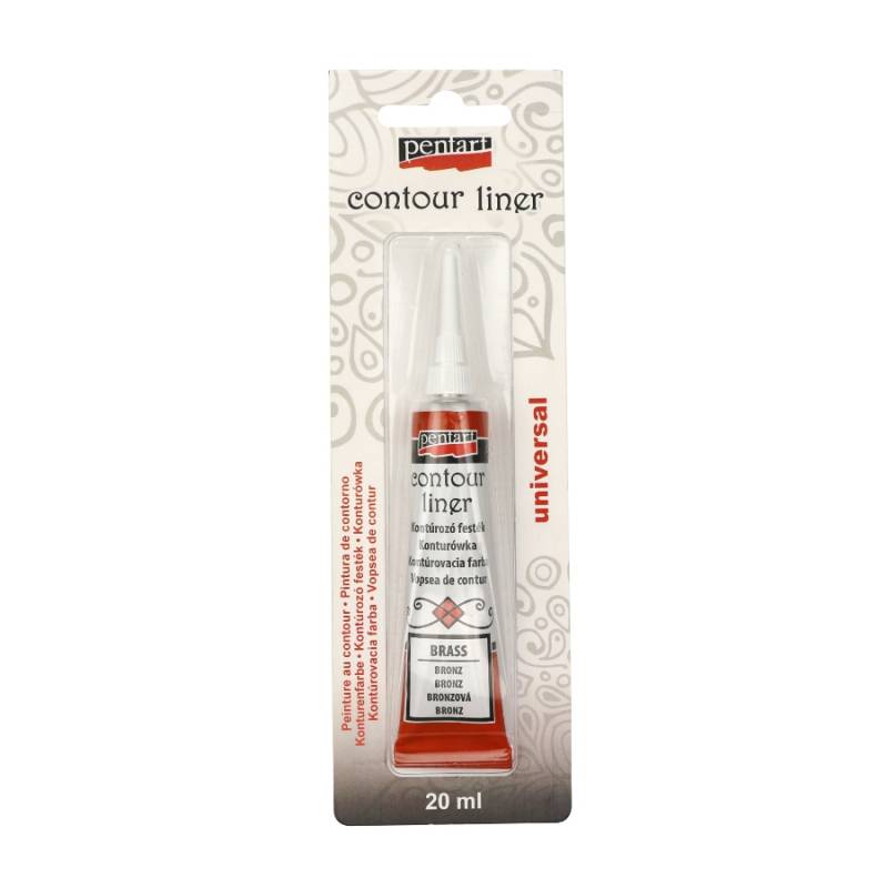 Контур універсальний Pentart 20мл латунь