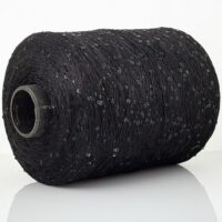 Паєтка 3 мм на поліестері 055 Чорний+матова голографія