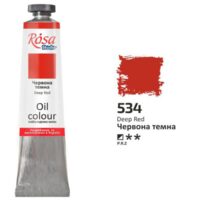 Фарба олійна Rosa Studio 45мл 534 Червоний темний