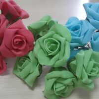 Розочки из фоамирана 3*4см 1шт 4301