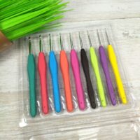 Набір гачків з силіконовою ручкою 2.0-6.0мм