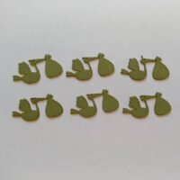 Кнопка пришивна 25мм декоративна металева золото 4126