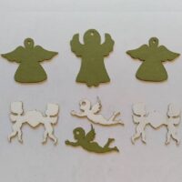 Кнопка пришивна 21мм декоративна металева золото 4123