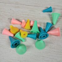 Накінечники платикові для спиць 2,5см 2шт