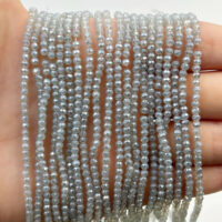 Намистини Рондель 2,5*3мм 170шт Сiрий БХ265