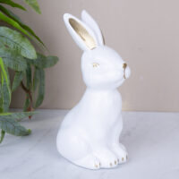 Статуетка Зайчик з золотими вушками 14см 4418-1