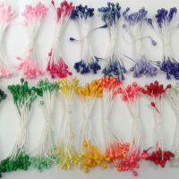 Тичинки середні на нитці мікс 0,2см 25шт