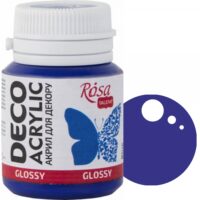 Фарба акрилова Rosa Talent 20мл 21012 Синя глянцева
