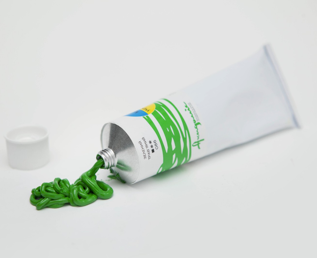 Фарба олійна Академія 086 зелений травяний