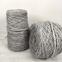 Пряжа Lagopolane толстая пряжа Elsa 100г/150м светло-серая