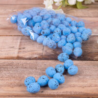 Заготовка із пінопласту Яйце перепилине 2,0см блакитне 2286-1