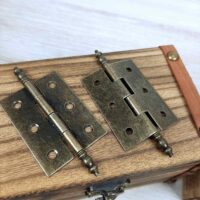 Петля D-084-2 стара латунь 70*34мм