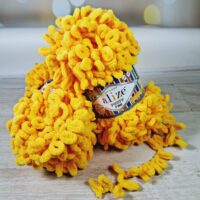 Алізе Пуффі Файн (Alize Puffy Fine) 100г/14м 216 жовтий