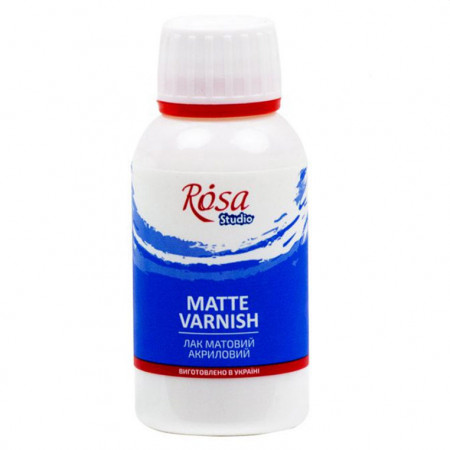 Лак акриловый матовый 120мл, ROSA