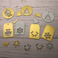 Кнопка пришивна 21мм декоративна металева графіт 4105