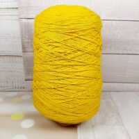 Пряжа Турция вискоза/хлопок 100г/400м желтая