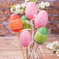 Заготовка із пластику Яйце кольорове на палочці