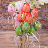 Заготовка із пластику Яйце кольорове на палочці