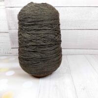 Пряжа Турция вискоза/хлопок 100г/400м оливка темная