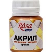 Фарба акрилова Rosa Talent 20мл 22003 Бронза металік