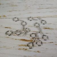 Гачок В-247-2 гвинт срібло 10*5мм