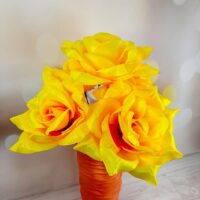 Троянда велика атлас F-69 №2 жовтий