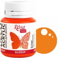 Фарба акрилова Rosa Talent 20мл 21006 Помаранчева глянцева