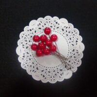 Ягода жемчужная на проволке 12мм 570551