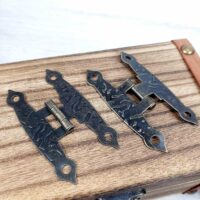 Петля D-075 стара латунь 114*70мм