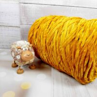 Велюр Турция бобина 120м горчица