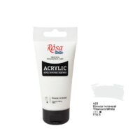 Фарба акрилова Rosa Studio 75мл 401 Білила титанові