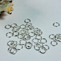 Кільця з'єднувальні одинарні 4мм Срiбло 5г 30019
