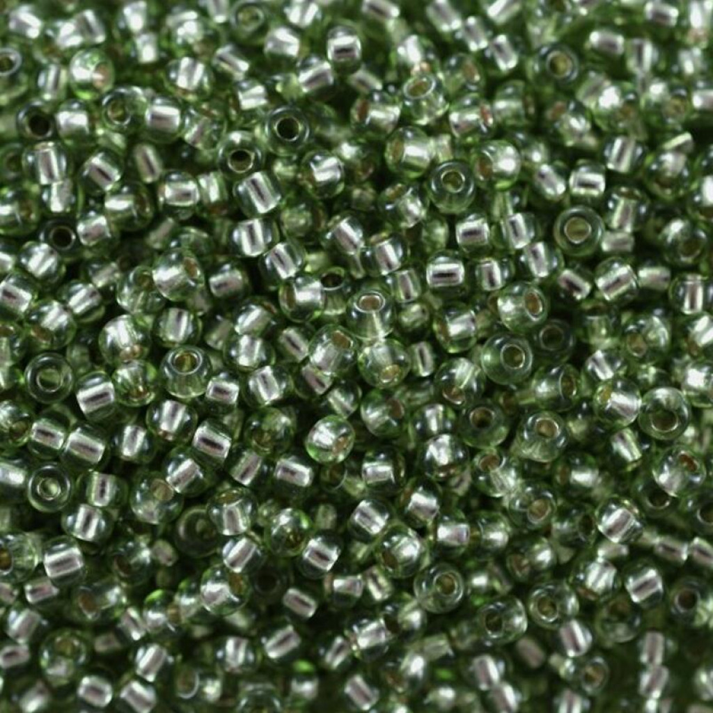 Бісер 78663 Preciosa 10/0 зелений трав'яний кристальний 25г