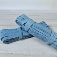 Гумка еластична плоска 10мм А-059 сiра К2С5-3208