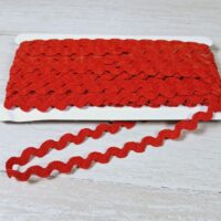 Шнур декоративный серпантин 9-60 6мм красный