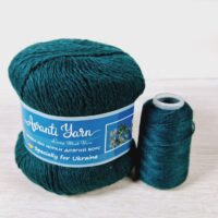 Пух норки 50г/350м (+20г додаткова нитка) 842 смарагд
