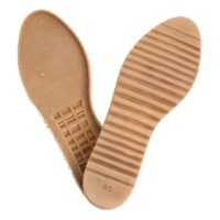 Подошва женская Эспадрильи, бежевая,р.40(26,5см)