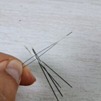 Голка для бісеру роздвоєна №55 55-60мм 5шт