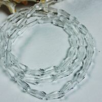 Скло крапля 4*9мм 65-68шт прозорий 36820